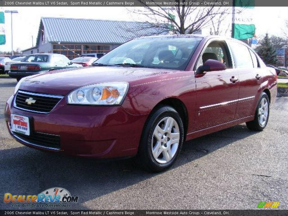 2006 Chevrolet Malibu LT V6 Sedan Sport Red Metallic / Cashmere Beige Photo #1