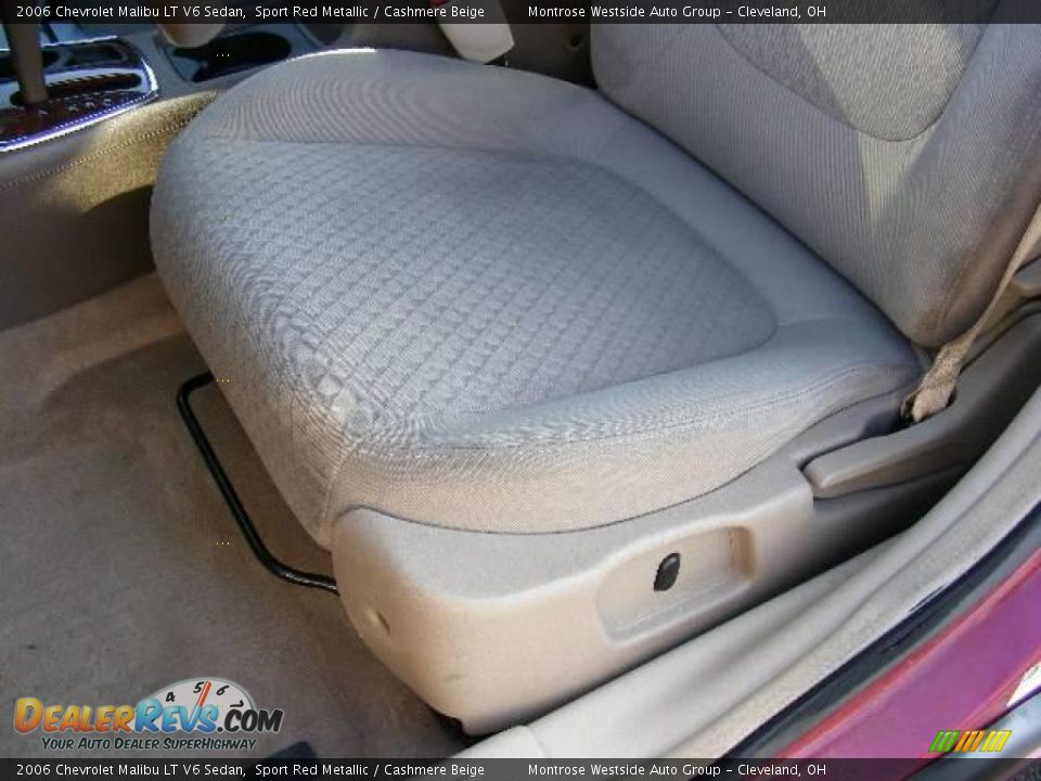 2006 Chevrolet Malibu LT V6 Sedan Sport Red Metallic / Cashmere Beige Photo #10