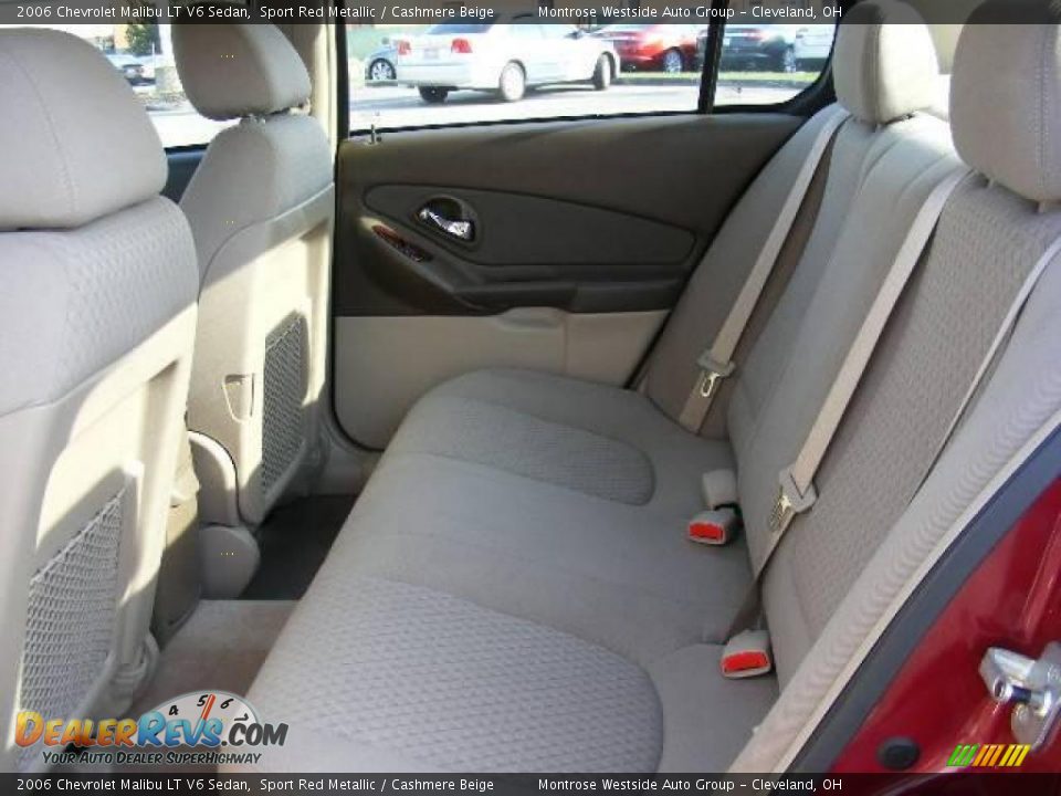 2006 Chevrolet Malibu LT V6 Sedan Sport Red Metallic / Cashmere Beige Photo #11