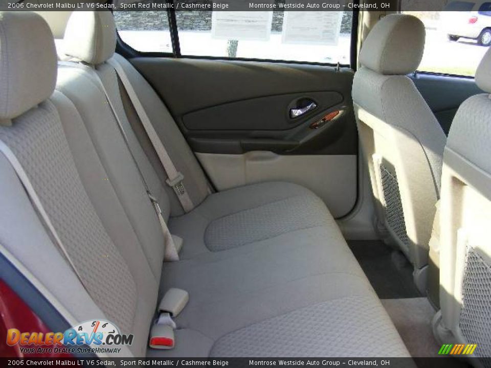 2006 Chevrolet Malibu LT V6 Sedan Sport Red Metallic / Cashmere Beige Photo #12