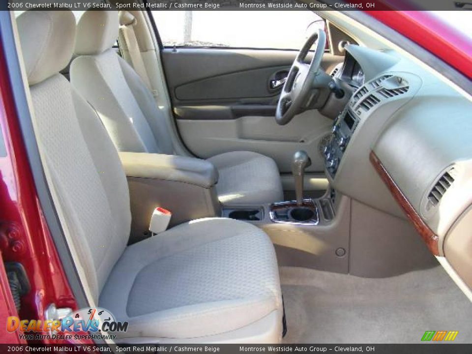 2006 Chevrolet Malibu LT V6 Sedan Sport Red Metallic / Cashmere Beige Photo #13