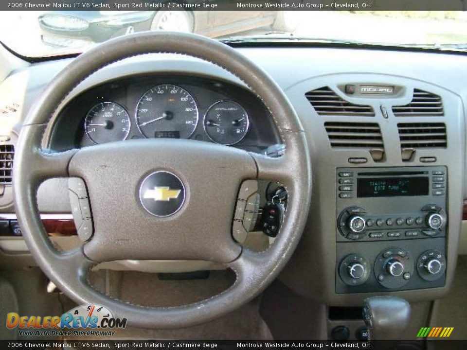 2006 Chevrolet Malibu LT V6 Sedan Sport Red Metallic / Cashmere Beige Photo #14