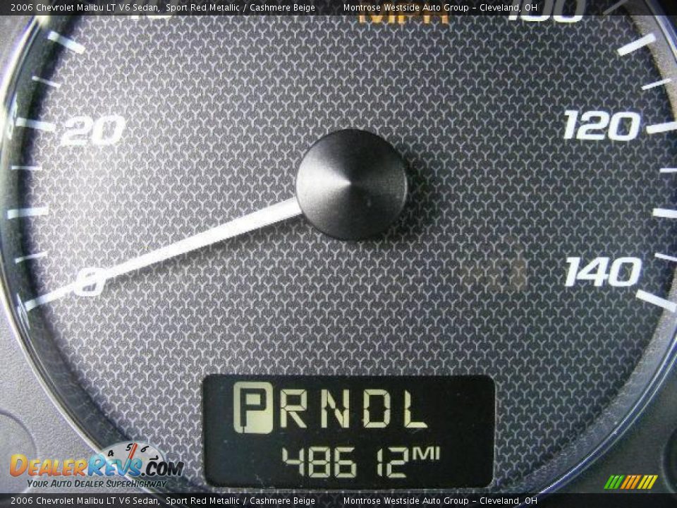 2006 Chevrolet Malibu LT V6 Sedan Sport Red Metallic / Cashmere Beige Photo #17