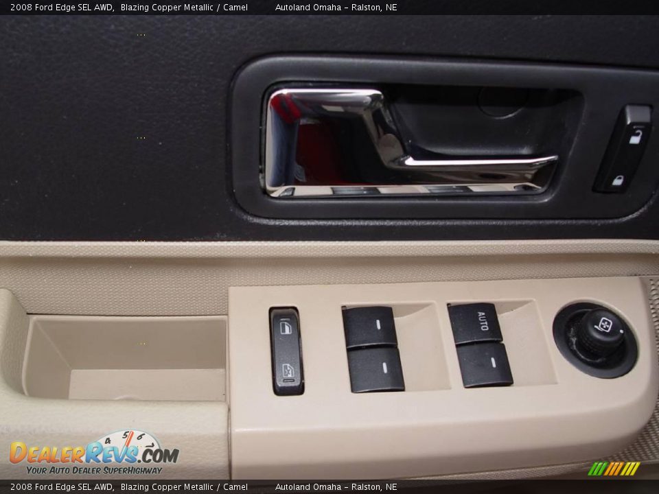 2008 Ford Edge SEL AWD Blazing Copper Metallic / Camel Photo #8