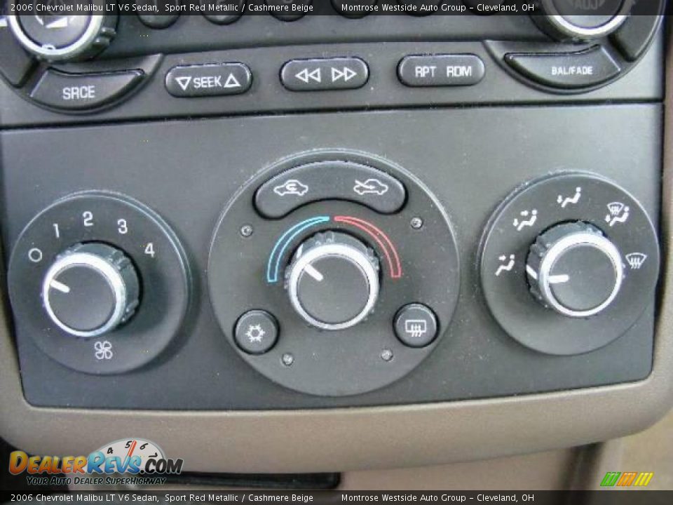 2006 Chevrolet Malibu LT V6 Sedan Sport Red Metallic / Cashmere Beige Photo #20