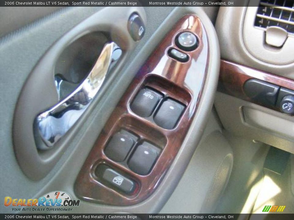 2006 Chevrolet Malibu LT V6 Sedan Sport Red Metallic / Cashmere Beige Photo #22