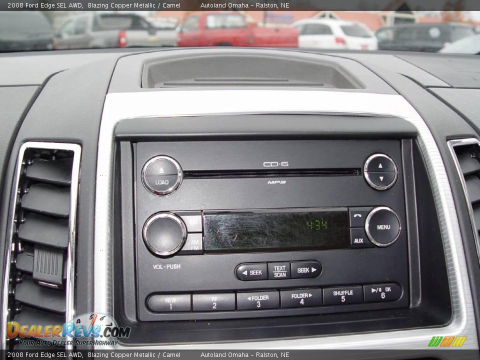 2008 Ford Edge SEL AWD Blazing Copper Metallic / Camel Photo #11