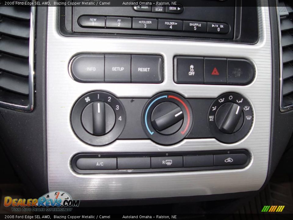 2008 Ford Edge SEL AWD Blazing Copper Metallic / Camel Photo #12