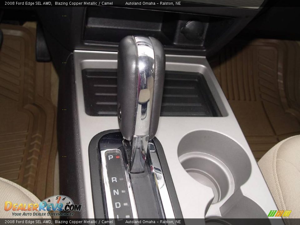 2008 Ford Edge SEL AWD Blazing Copper Metallic / Camel Photo #13