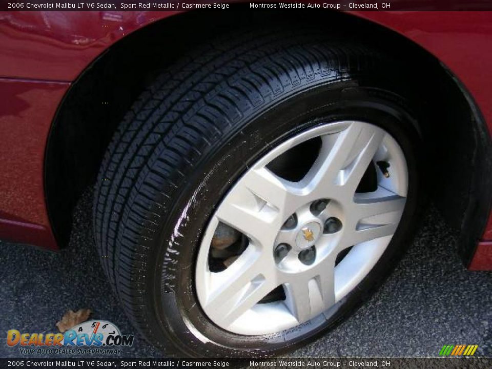 2006 Chevrolet Malibu LT V6 Sedan Sport Red Metallic / Cashmere Beige Photo #26