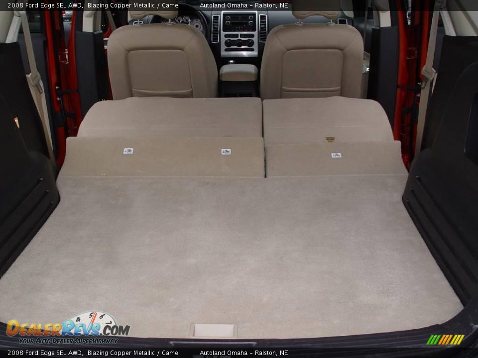 2008 Ford Edge SEL AWD Blazing Copper Metallic / Camel Photo #18