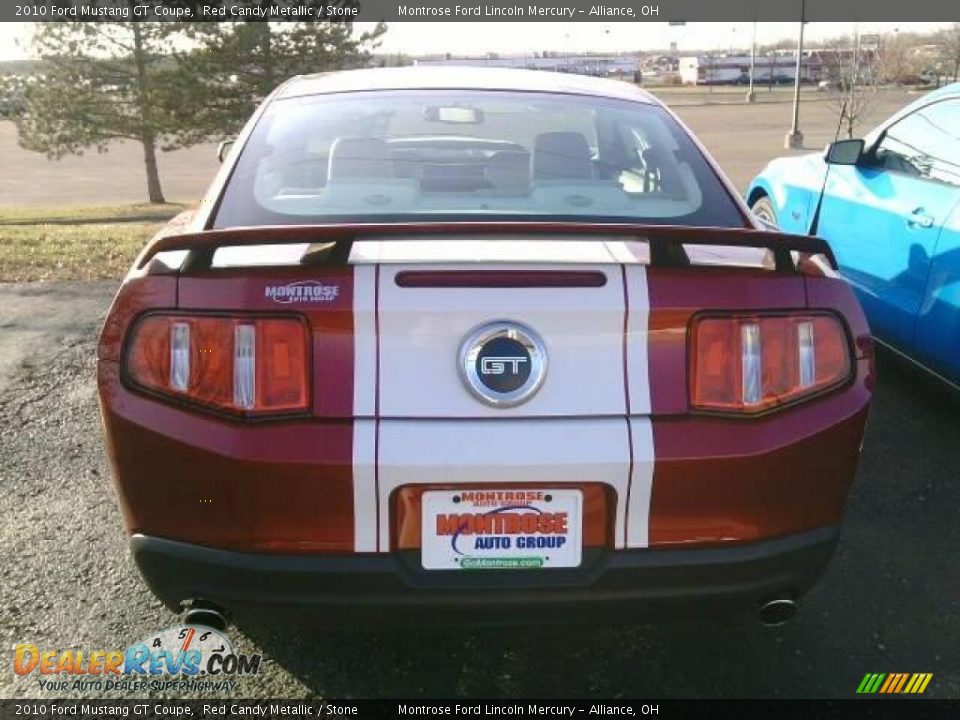 2010 Ford Mustang GT Coupe Red Candy Metallic / Stone Photo #2