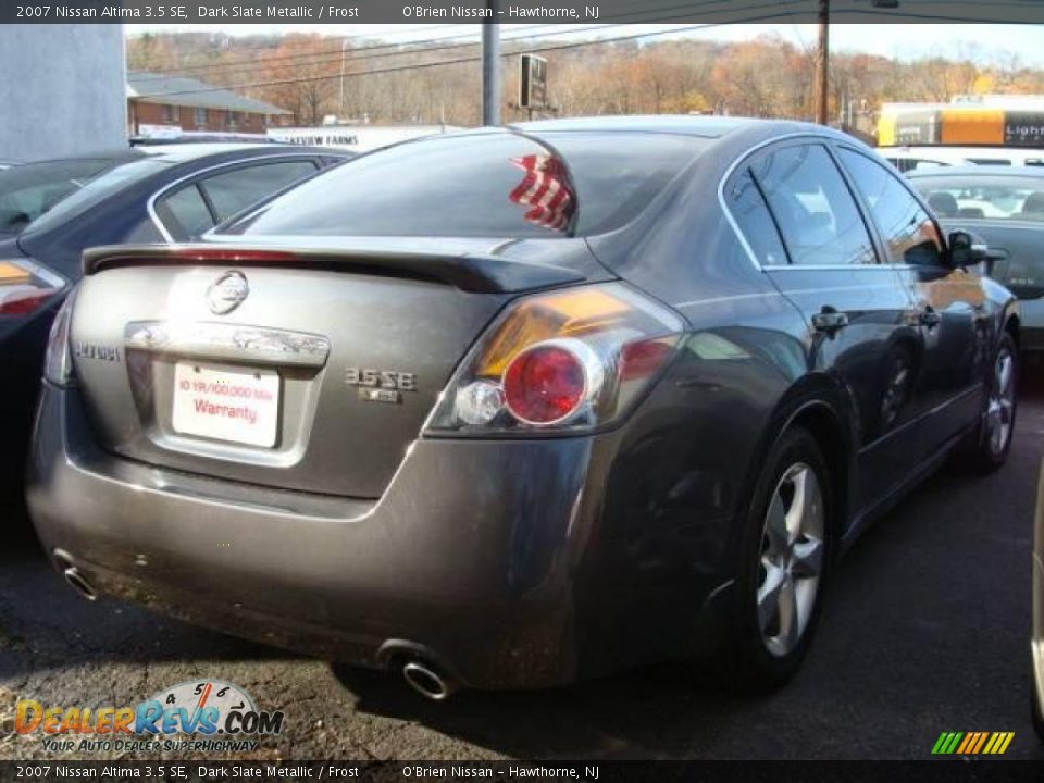 2007 Nissan Altima 3.5 SE Dark Slate Metallic / Frost Photo #4 ...