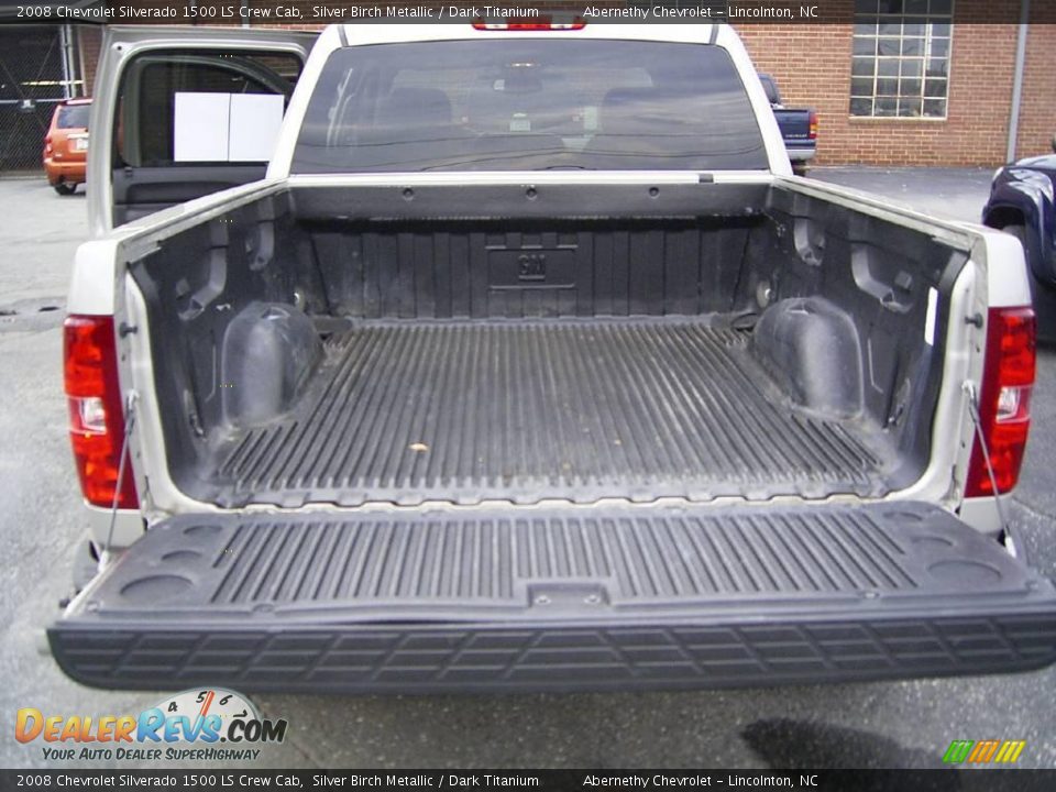 2008 Chevrolet Silverado 1500 LS Crew Cab Silver Birch Metallic / Dark Titanium Photo #12