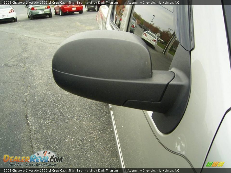 2008 Chevrolet Silverado 1500 LS Crew Cab Silver Birch Metallic / Dark Titanium Photo #18