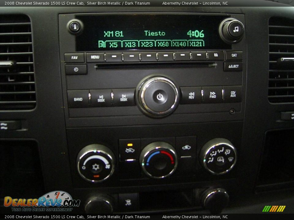 2008 Chevrolet Silverado 1500 LS Crew Cab Silver Birch Metallic / Dark Titanium Photo #23