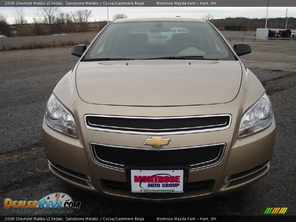 2008 Chevrolet Malibu LS Sedan Sandstone Metallic / Cocoa/Cashmere Beige Photo #8