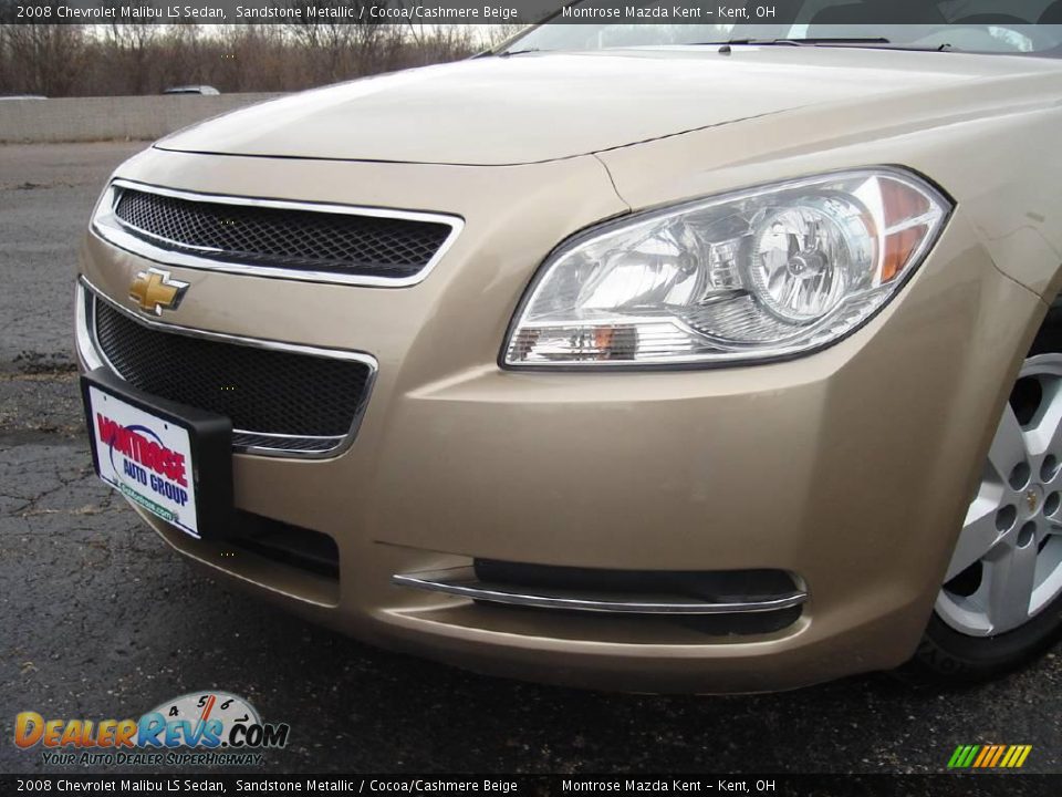 2008 Chevrolet Malibu LS Sedan Sandstone Metallic / Cocoa/Cashmere Beige Photo #9