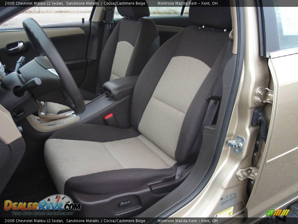 2008 Chevrolet Malibu LS Sedan Sandstone Metallic / Cocoa/Cashmere Beige Photo #12