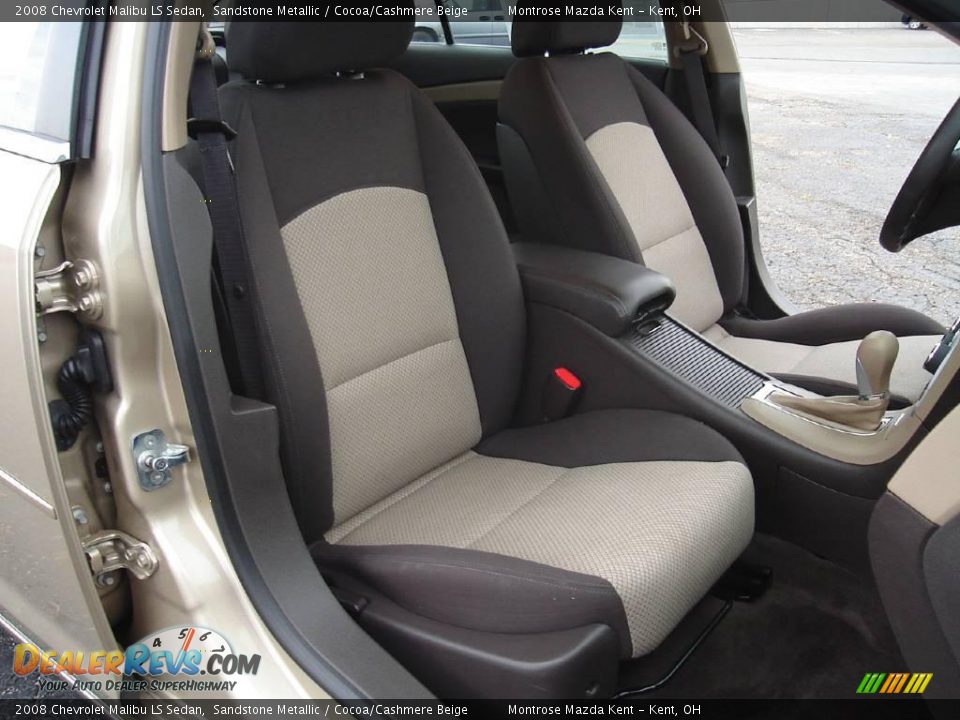 2008 Chevrolet Malibu LS Sedan Sandstone Metallic / Cocoa/Cashmere Beige Photo #13