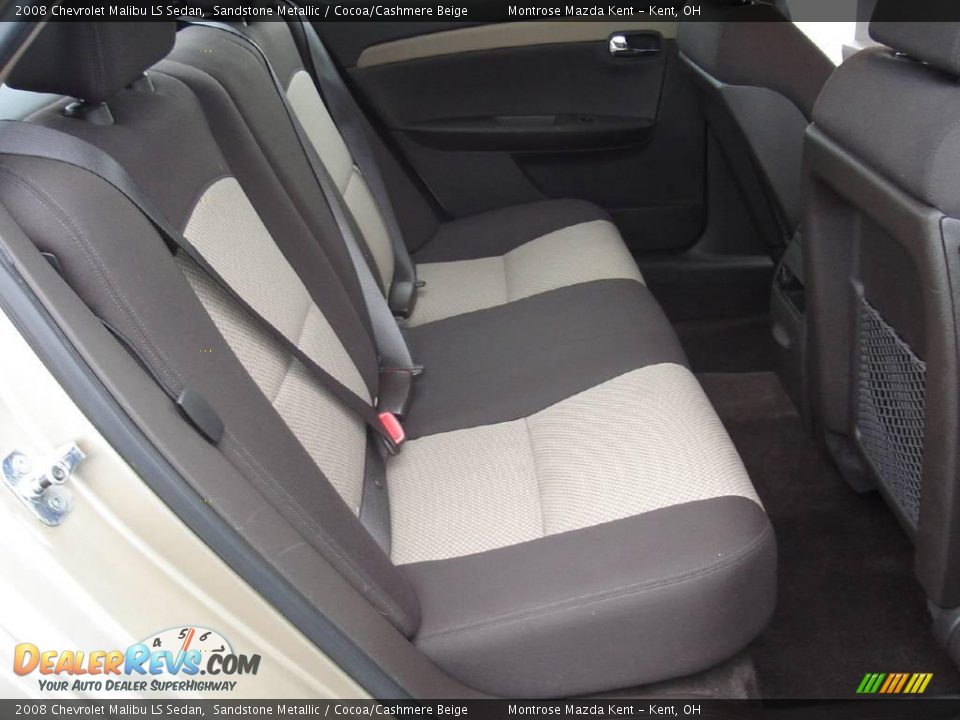 2008 Chevrolet Malibu LS Sedan Sandstone Metallic / Cocoa/Cashmere Beige Photo #14