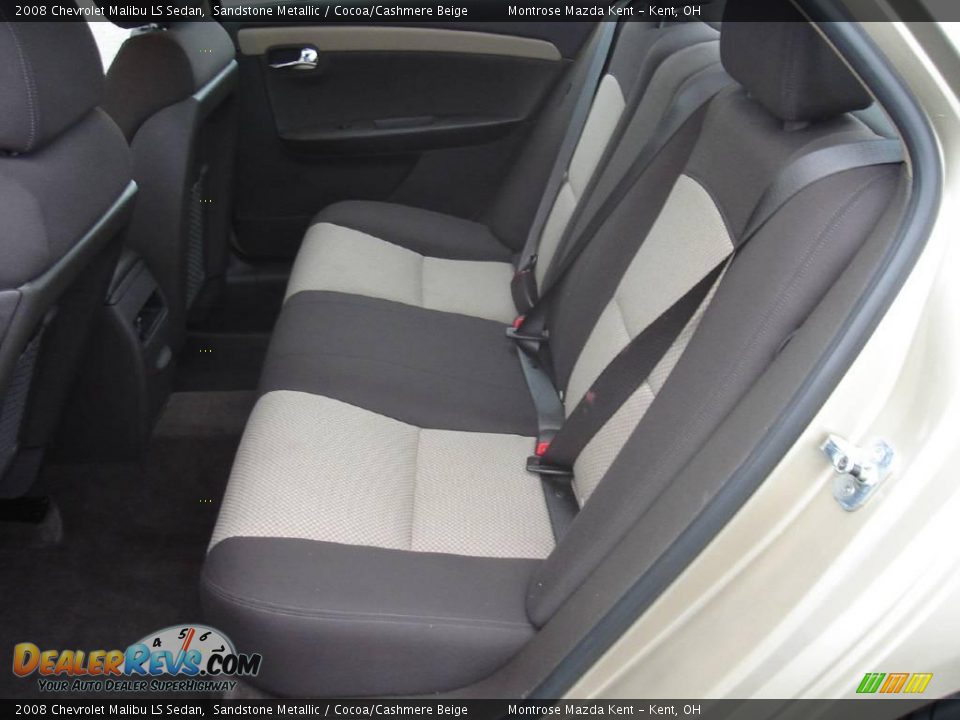 2008 Chevrolet Malibu LS Sedan Sandstone Metallic / Cocoa/Cashmere Beige Photo #15