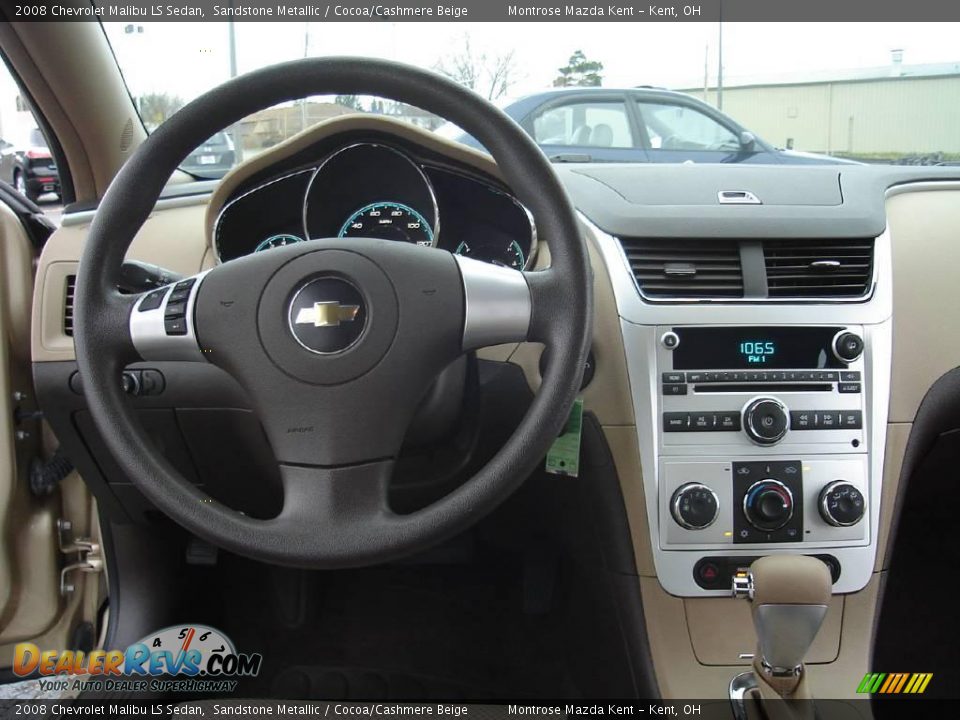 2008 Chevrolet Malibu LS Sedan Sandstone Metallic / Cocoa/Cashmere Beige Photo #16