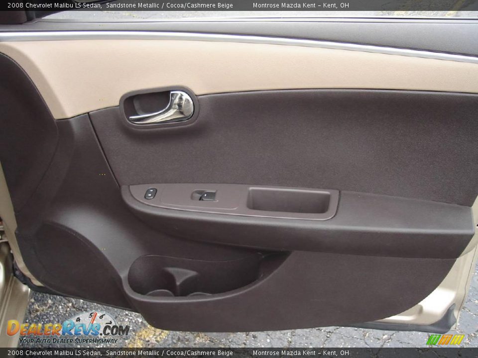 2008 Chevrolet Malibu LS Sedan Sandstone Metallic / Cocoa/Cashmere Beige Photo #18