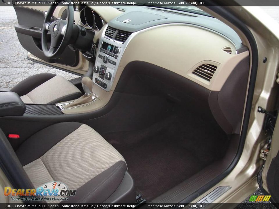 2008 Chevrolet Malibu LS Sedan Sandstone Metallic / Cocoa/Cashmere Beige Photo #19