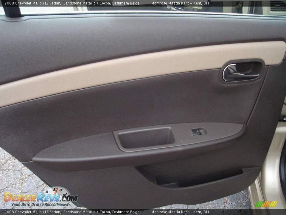 2008 Chevrolet Malibu LS Sedan Sandstone Metallic / Cocoa/Cashmere Beige Photo #20