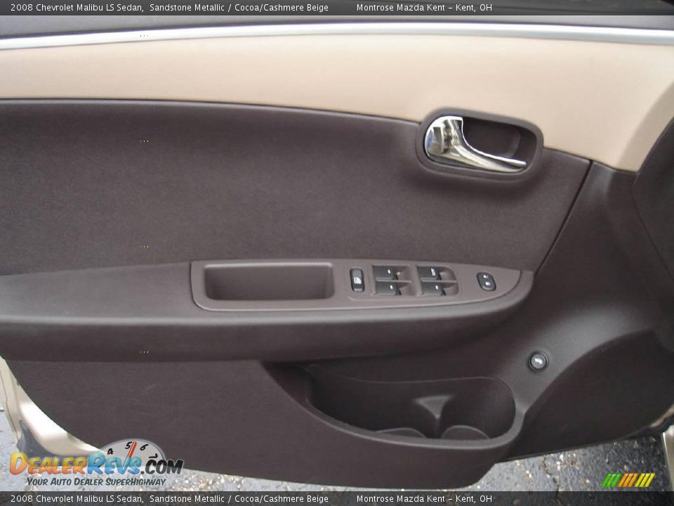 2008 Chevrolet Malibu LS Sedan Sandstone Metallic / Cocoa/Cashmere Beige Photo #21