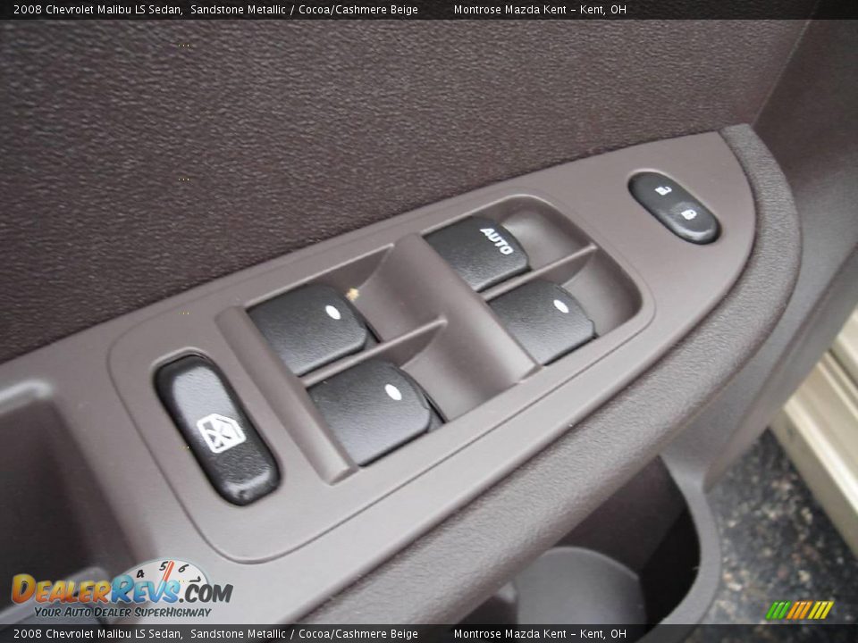 2008 Chevrolet Malibu LS Sedan Sandstone Metallic / Cocoa/Cashmere Beige Photo #22
