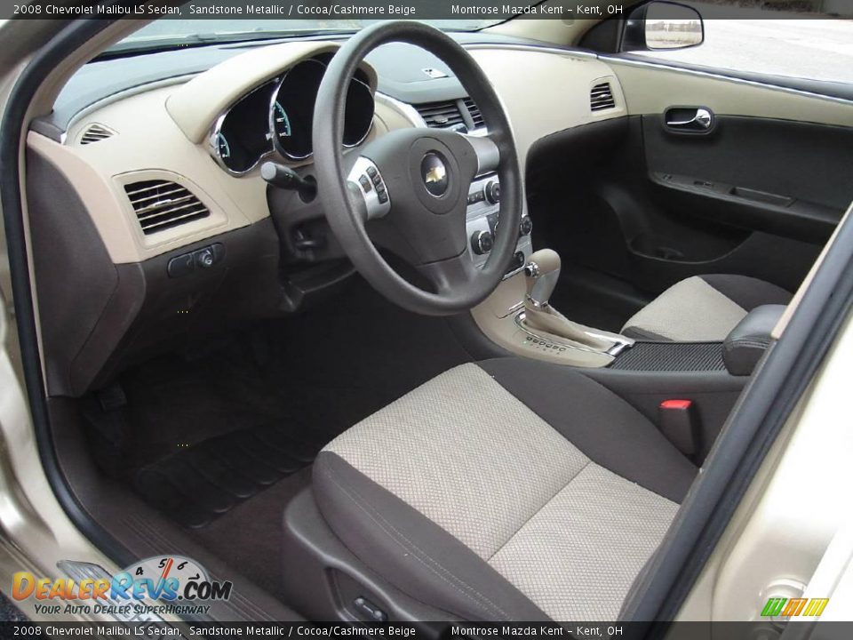 2008 Chevrolet Malibu LS Sedan Sandstone Metallic / Cocoa/Cashmere Beige Photo #23