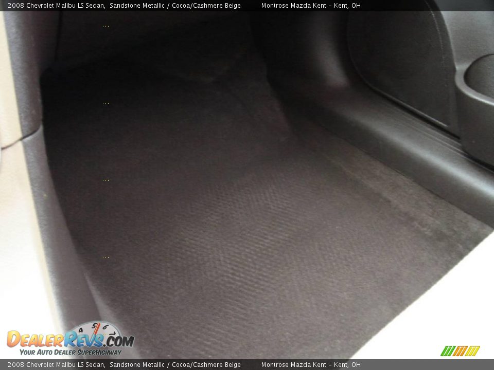 2008 Chevrolet Malibu LS Sedan Sandstone Metallic / Cocoa/Cashmere Beige Photo #33