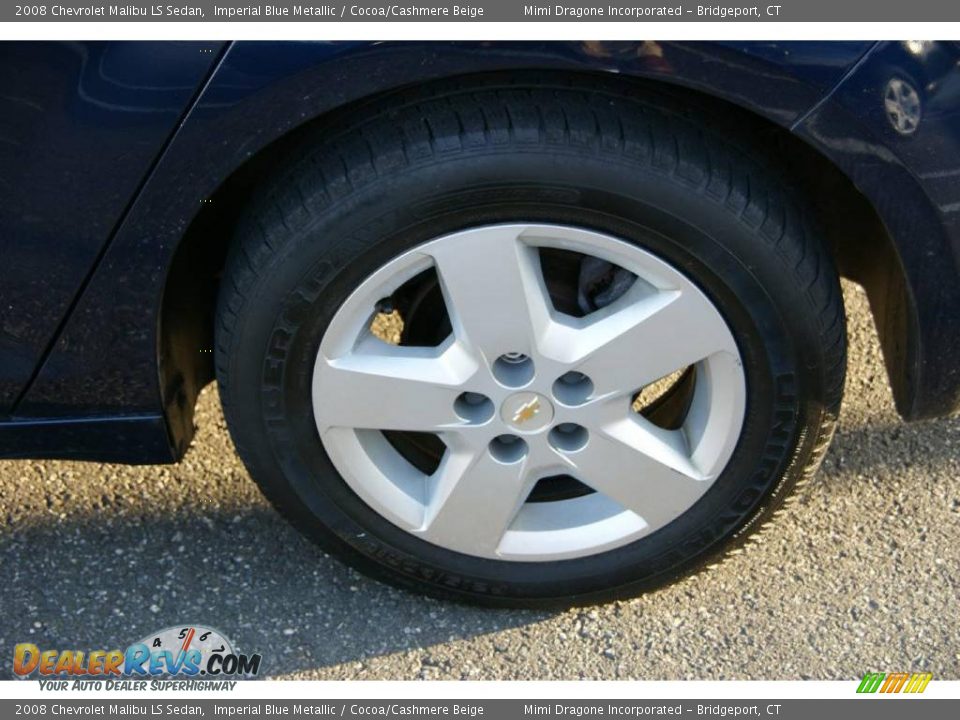 2008 Chevrolet Malibu LS Sedan Imperial Blue Metallic / Cocoa/Cashmere Beige Photo #7