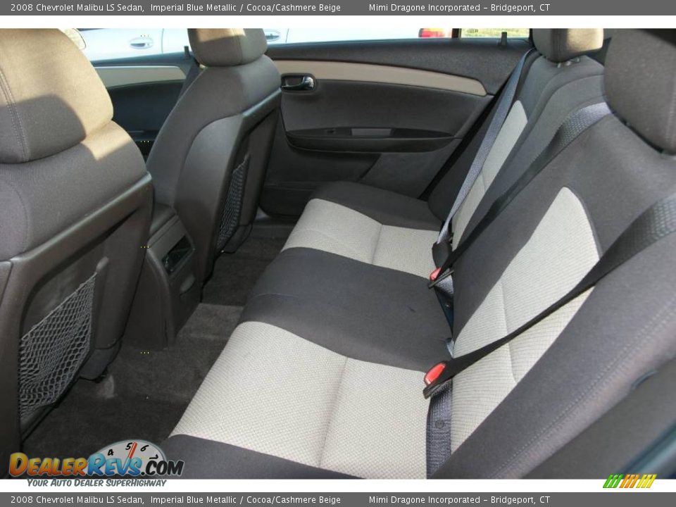 2008 Chevrolet Malibu LS Sedan Imperial Blue Metallic / Cocoa/Cashmere Beige Photo #13