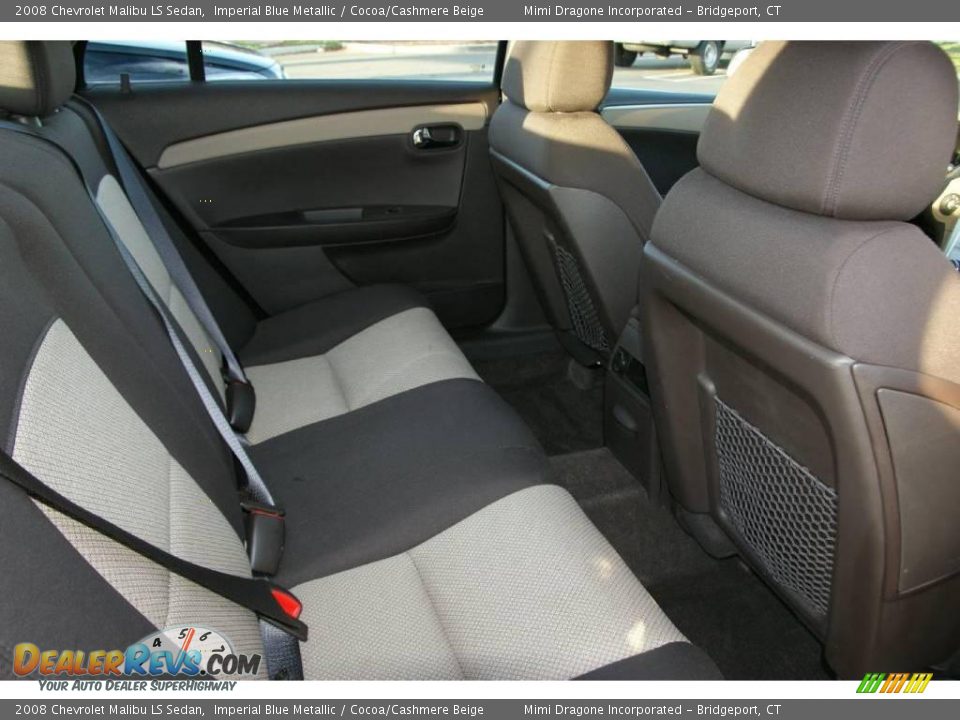 2008 Chevrolet Malibu LS Sedan Imperial Blue Metallic / Cocoa/Cashmere Beige Photo #14