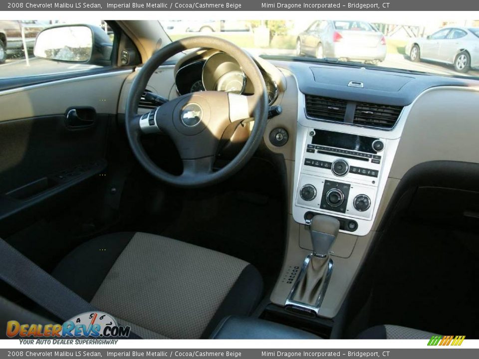 2008 Chevrolet Malibu LS Sedan Imperial Blue Metallic / Cocoa/Cashmere Beige Photo #15