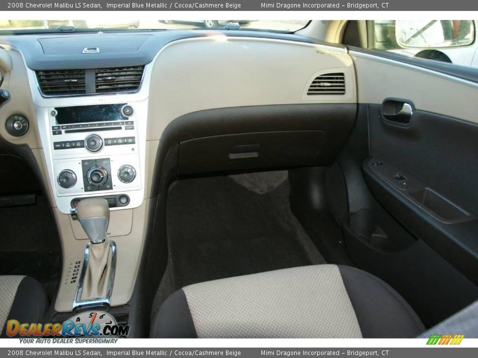 2008 Chevrolet Malibu LS Sedan Imperial Blue Metallic / Cocoa/Cashmere Beige Photo #16