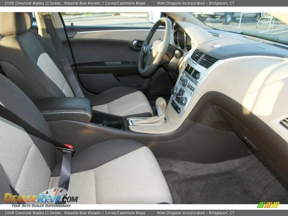 2008 Chevrolet Malibu LS Sedan Imperial Blue Metallic / Cocoa/Cashmere Beige Photo #18