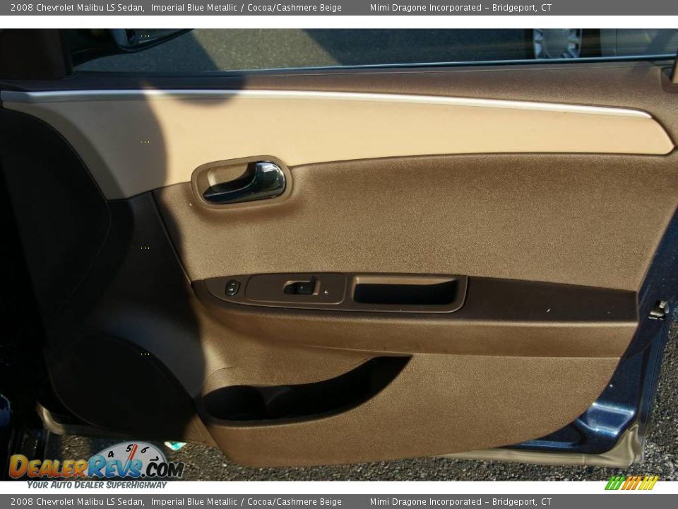 2008 Chevrolet Malibu LS Sedan Imperial Blue Metallic / Cocoa/Cashmere Beige Photo #19