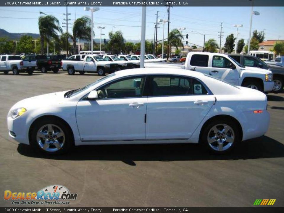 2009 Chevrolet Malibu LT Sedan Summit White / Ebony Photo #4