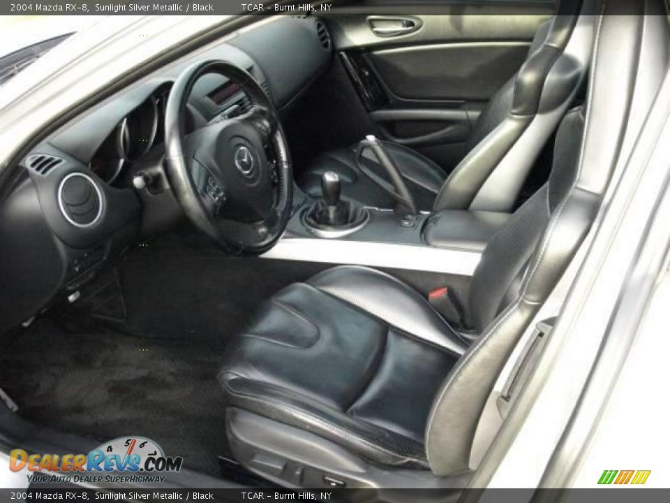 2004 Mazda RX-8 Sunlight Silver Metallic / Black Photo #7