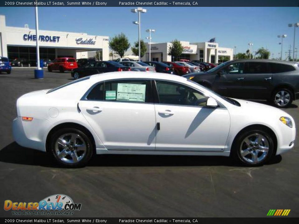 2009 Chevrolet Malibu LT Sedan Summit White / Ebony Photo #7
