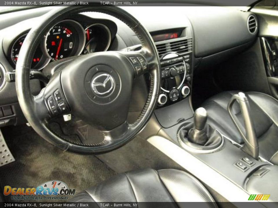 2004 Mazda RX-8 Sunlight Silver Metallic / Black Photo #8