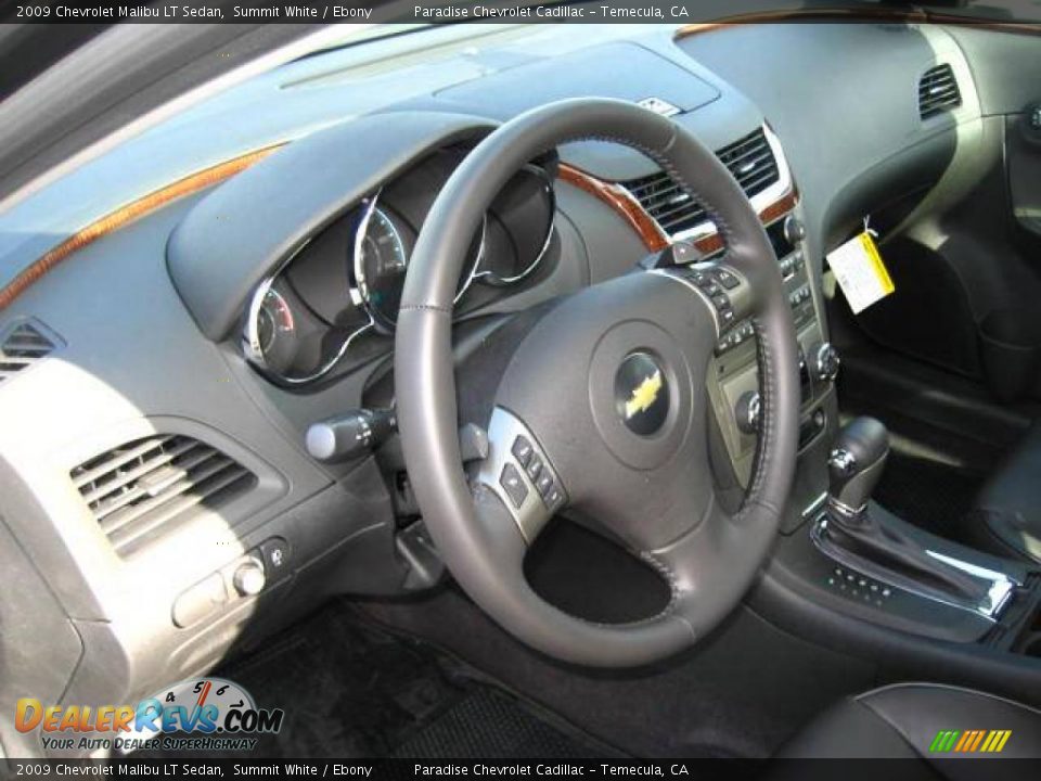 2009 Chevrolet Malibu LT Sedan Summit White / Ebony Photo #12