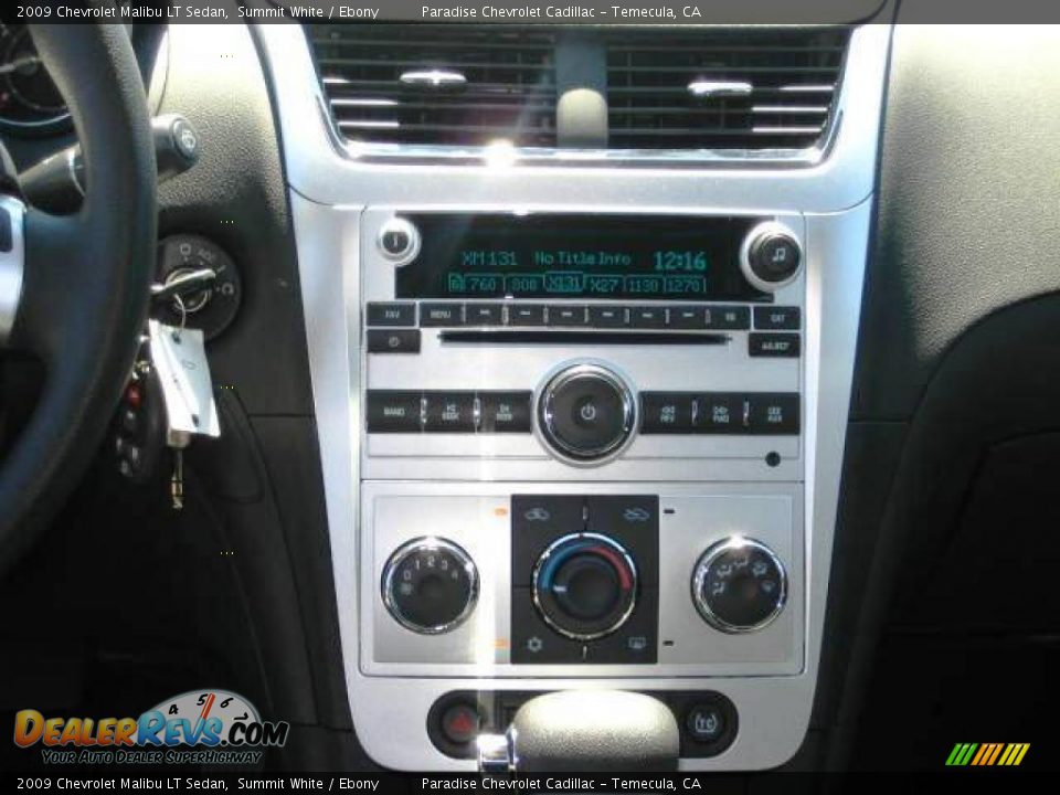 2009 Chevrolet Malibu LT Sedan Summit White / Ebony Photo #13