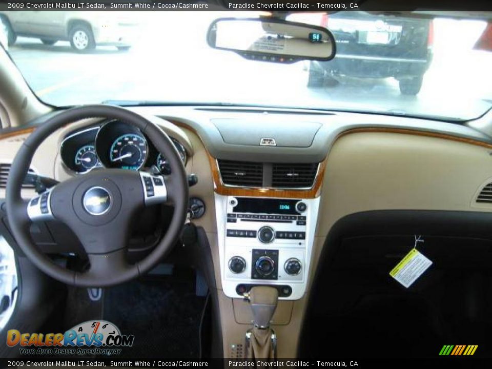 2009 Chevrolet Malibu LT Sedan Summit White / Cocoa/Cashmere Photo #11