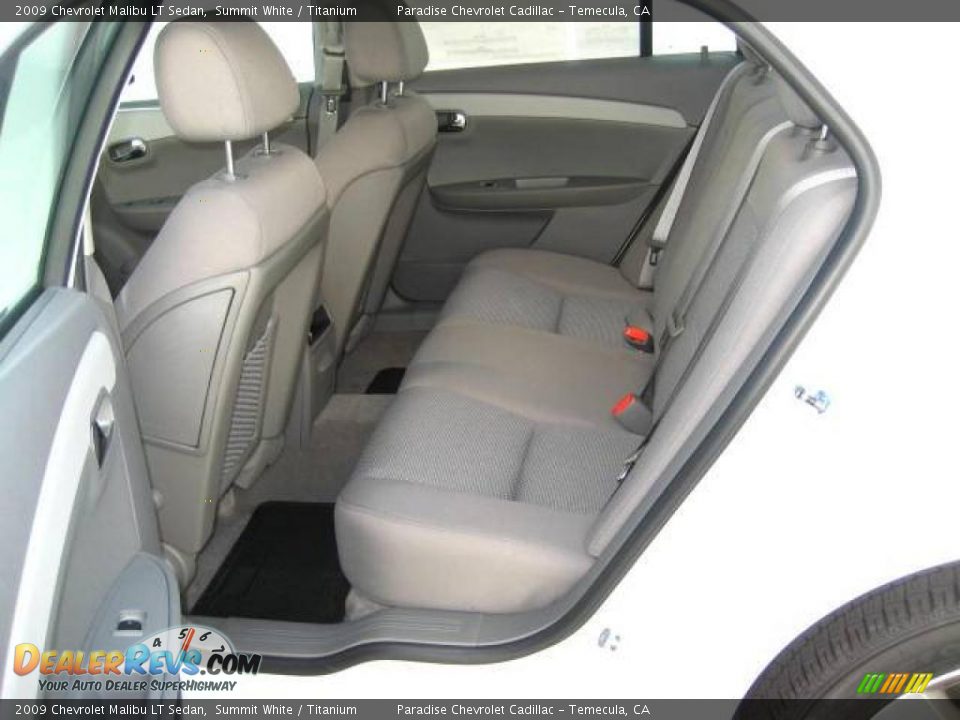 2009 Chevrolet Malibu LT Sedan Summit White / Titanium Photo #12