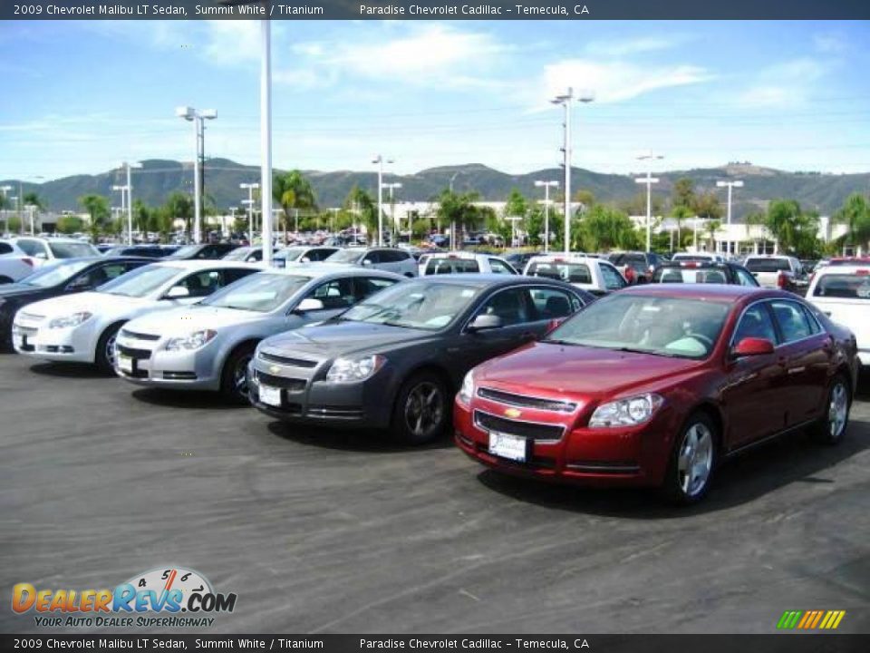 2009 Chevrolet Malibu LT Sedan Summit White / Titanium Photo #13